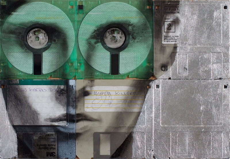 Illustration for article titled Timeless Portraits Created On Obsolete Floppy Disks And Film